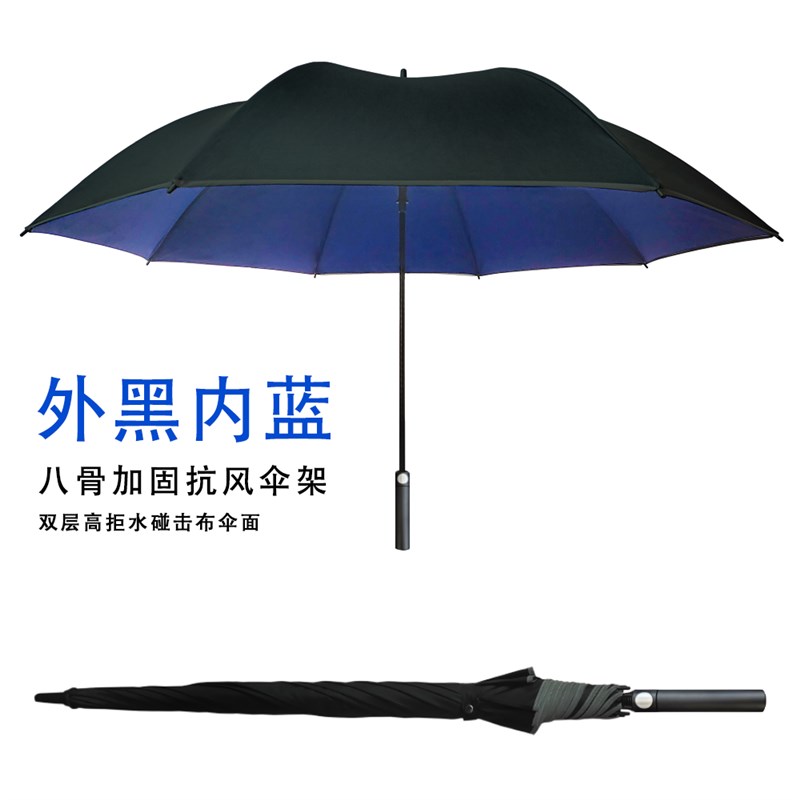 超大伞加固防风巨型雨伞特u大号抗风两用直杆伞长柄伞学生结实加