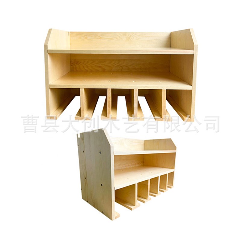 木质电动工e具收纳架 充电站电钻壁挂支架 松木工具储物架 可定