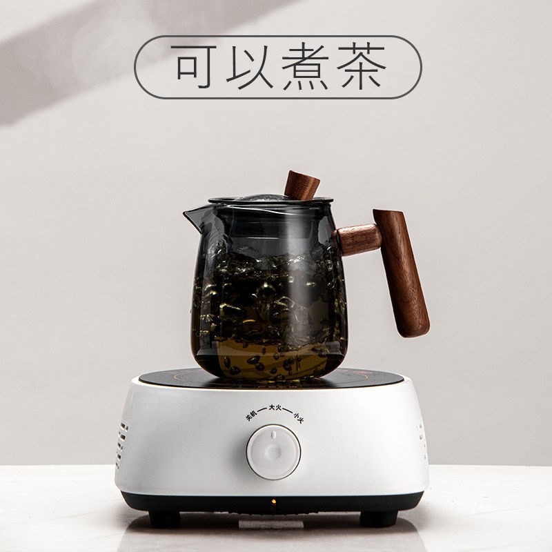 玻璃茶壶家用耐高温泡茶壶茶具茶水分离煮S茶壶单壶侧把功夫