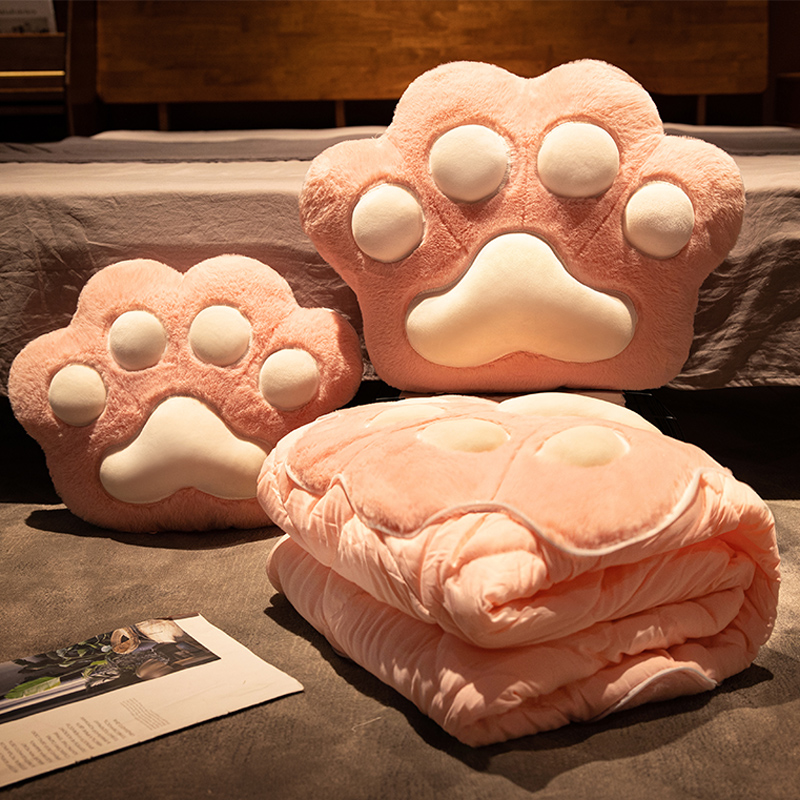 卡通车载抱枕被子两用办公室午睡枕头空调毯子P二合一午休汽车靠