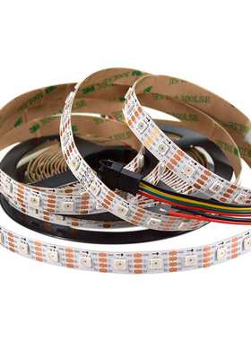 APA102升级款HD107S内置IC幻彩60灯5050RGB单点单控不防水灯带