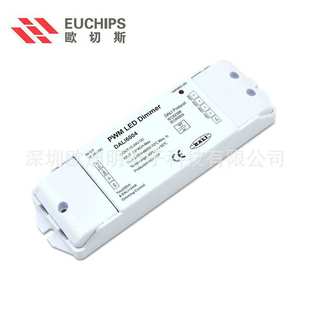 欧切斯12 DALI调光调色器4通道5A恒压调光电源控制器DALI6004 24V