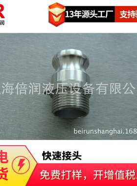 供应 快速接头camlok groove公头内丝转接头A100SS A100BR A100AL