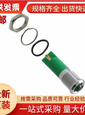 Q14P1CXXG12E APEM 绿色LED面板指示灯, 12V , 14mm安装孔, IP67