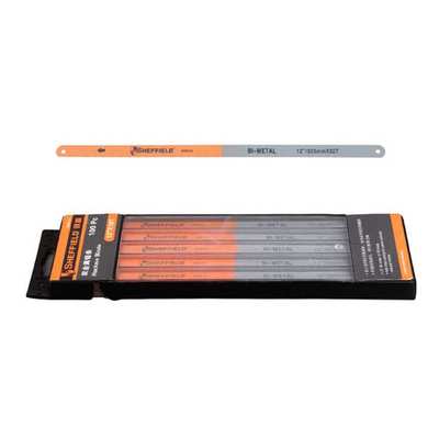 钢盾双金属手用钢锯条粗齿中齿细齿100根S069118 S069124 S069132