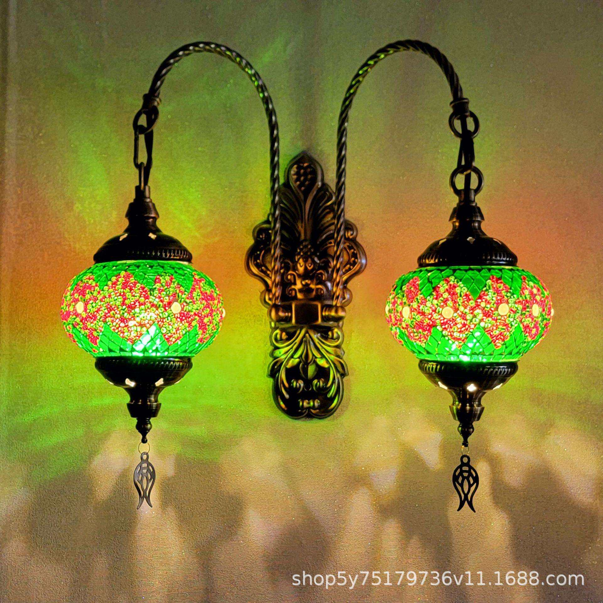 摩洛哥特色壁灯地中海手工过道走廊阳台餐厅酒店酒吧民宿装饰壁灯