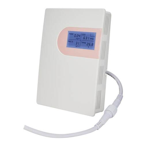 多合一环境检测设备集CO2 CH2O TVOC PM2.5 PM10 温湿度一体
