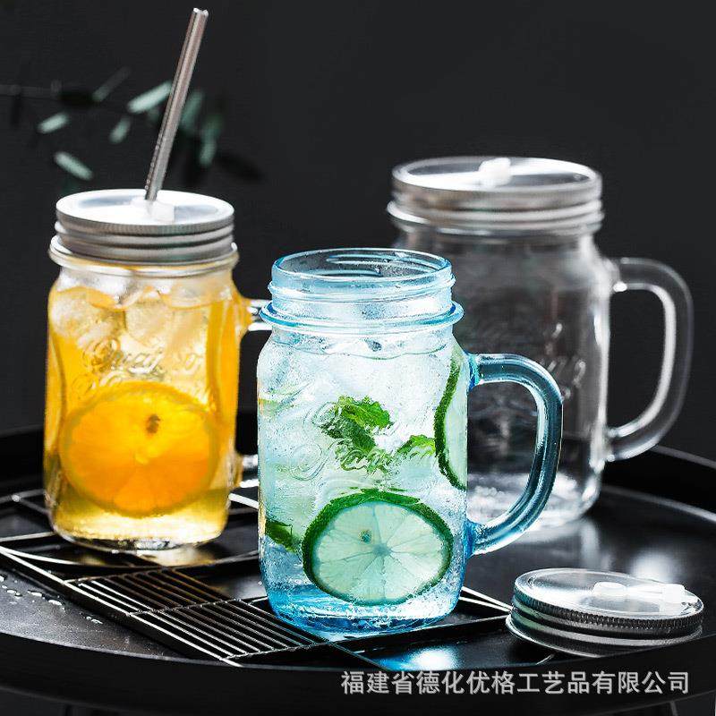 波米欧利进口公鸡杯梅森杯瓶带盖咖啡玻璃杯创意果汁啤酒饮料杯,鲜花速递/花卉仿真/绿植园艺,割草机/草坪机,淘宝优惠券,粉丝福利购,淘宝优惠卷