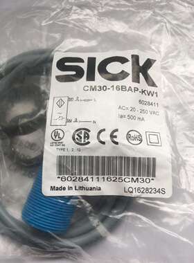 电容式接近开关 m30现货 CM30-16BAP-KW1
