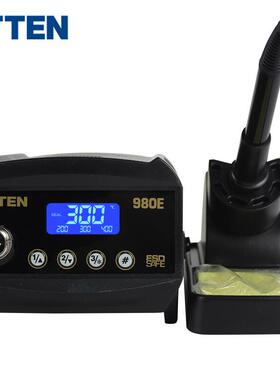 ATTEN安泰信电烙铁80W内热式可调温电焊台AT980E数显维修工具BGA