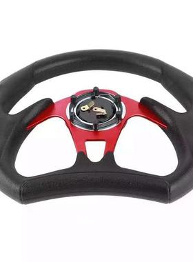 改装方向盘13寸方向盘320MM通用型PVC+碳纹方向盘STEERING WHEEL
