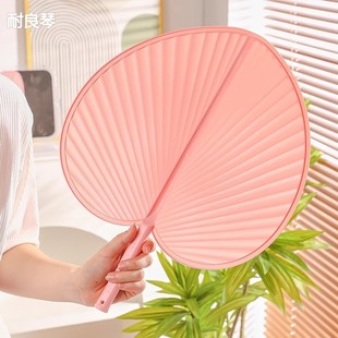 蒲扇塑料手摇加厚加大夏季 大蒲 扇子z家用防摔坏芭蕉耐用扇面老式