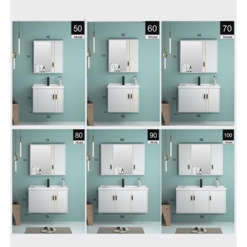 北浴室柜a实木免漆欧式洗脸洗手台盆组合小户型卫生间洗漱台镜柜