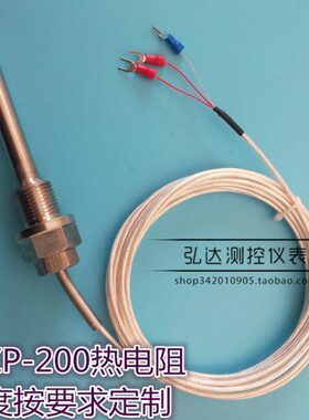 t铂温度传感器1020Z热电阻 活动螺纹 KP温度探头0-Wp热电阻  0式E