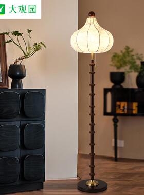 中古风落地灯新中式客厅沙发边灯卧室书房美式复古立式床头灯397L