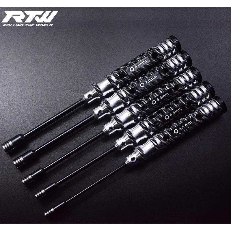 RTW 内六角公制套筒 RC模型车模 维修工具 4.0-4.5-5.5-7.0-8.0