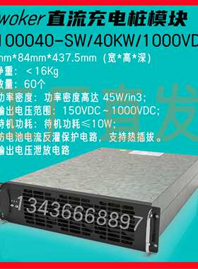 优优绿能UR100040-SW直流充电模块40KW/1000VDC充电桩功率模块