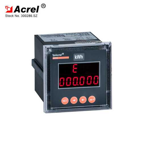 ACREL PZ72-DE single phase dc energy meter LED display