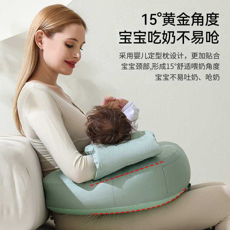 哺乳枕靠枕护腰婴儿抱娃睡躺喂奶新生怀抱坐抱枕头喂奶枕哺乳神器