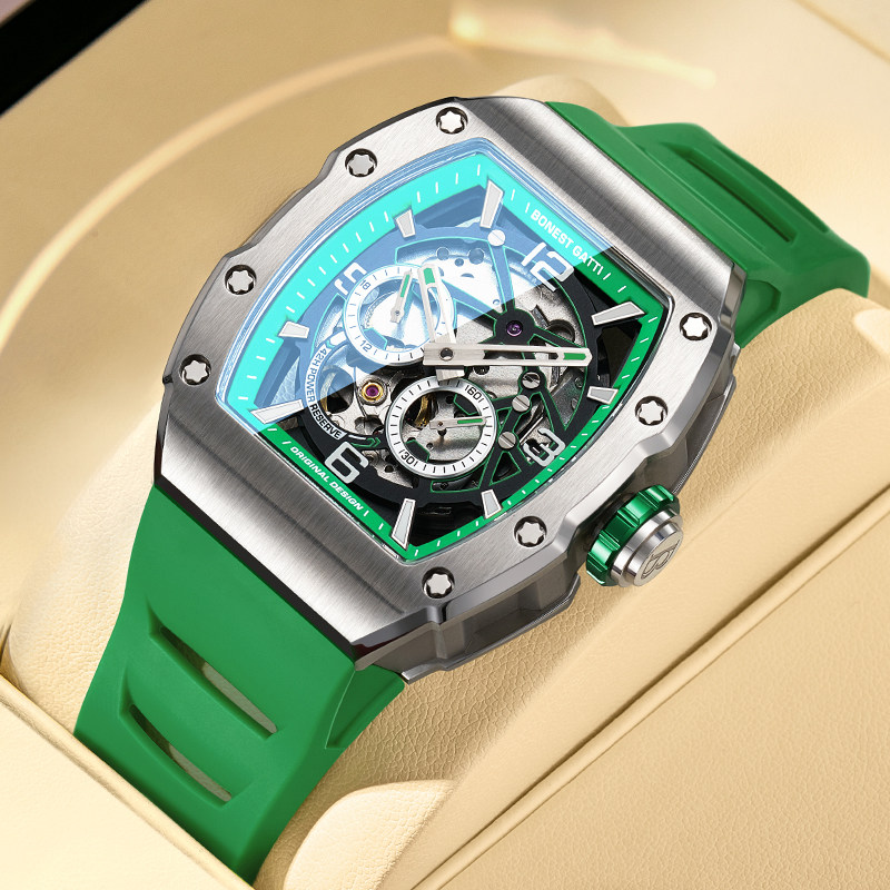 德国布加迪手表男士商务全自动机械手表运动手表潮流时尚品牌腕表