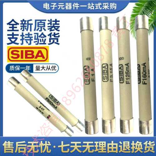 siba保险丝 7011509 1A F1A 2A F2A 3.15A F3.15A4 F4A 10*85 3KV