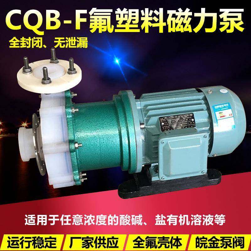 CQB50-32-125F氟塑料磁力泵防腐蚀耐酸碱全四氟化工循环驱动泵