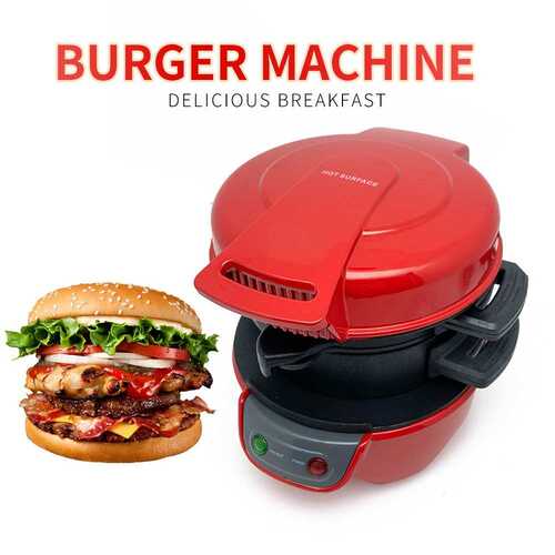 跨境110V汉堡机三明治机家用早餐机煎蛋烤面包机Burger Maker热卖