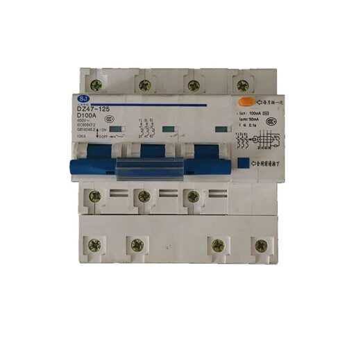 3P空开100a 小型断路器DZ47-125 D100A 家用空气开关 工业断路器