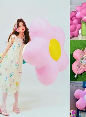 花朵气球 气模写真拍照道具摄影少女橱窗装饰美陈列网红活动工厂