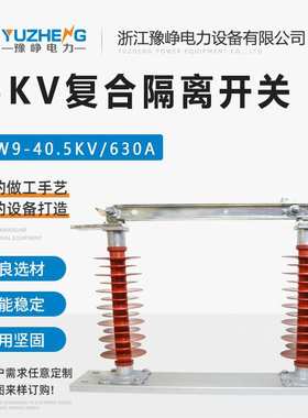 HGW9-40.5KV/630A-25KA 35KV户外隔离开关 35KV柱上刀闸