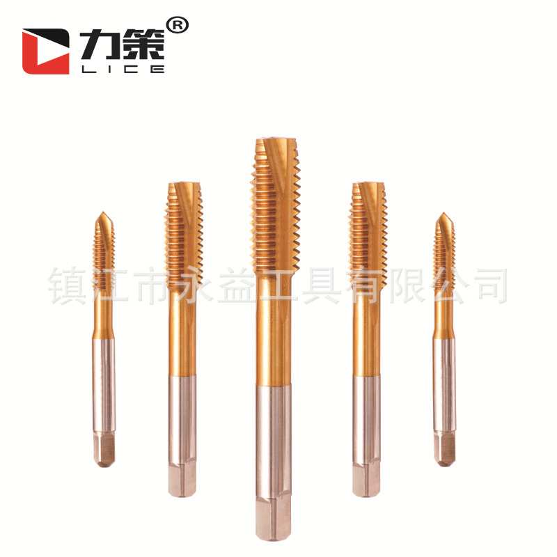 6542高速钢镀钛先端丝锥定制日标工业M2螺尖丝攻HSS机用丝锥