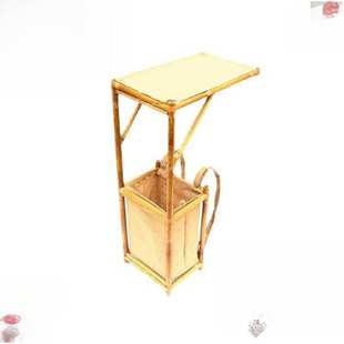 书生背篓宁采臣背篓竹制书童箱行脚僧状元古装道具竹编徒步背包