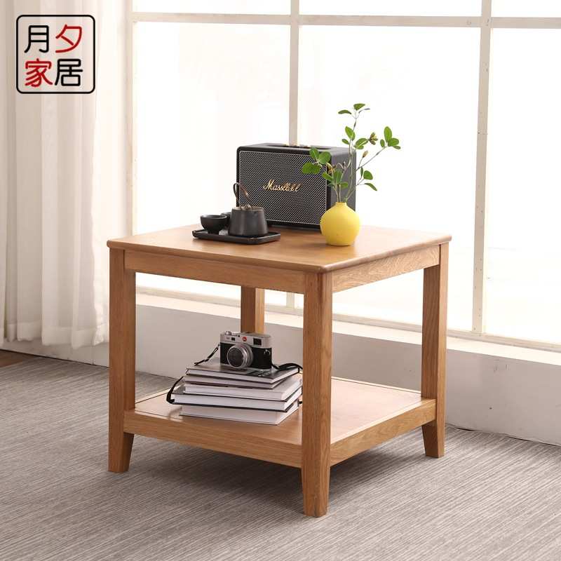 厂家北欧小方桌实木茶几床头桌沙发边几日式咖啡桌简易边桌学习桌