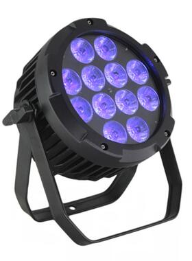 LED防水帕灯12颗18W RGBWAUV六合一帕灯DMX512户外防水扁帕灯直销