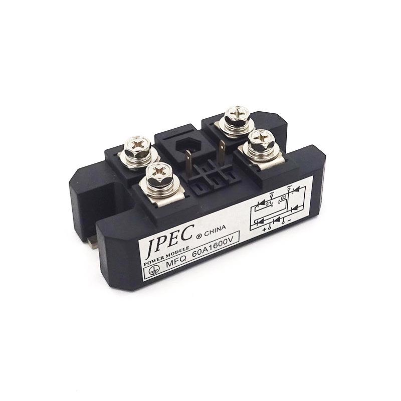 MFQ60-16 MFQ60A1600V 晶闸管/整流管单相半控桥模块 上海奇亿