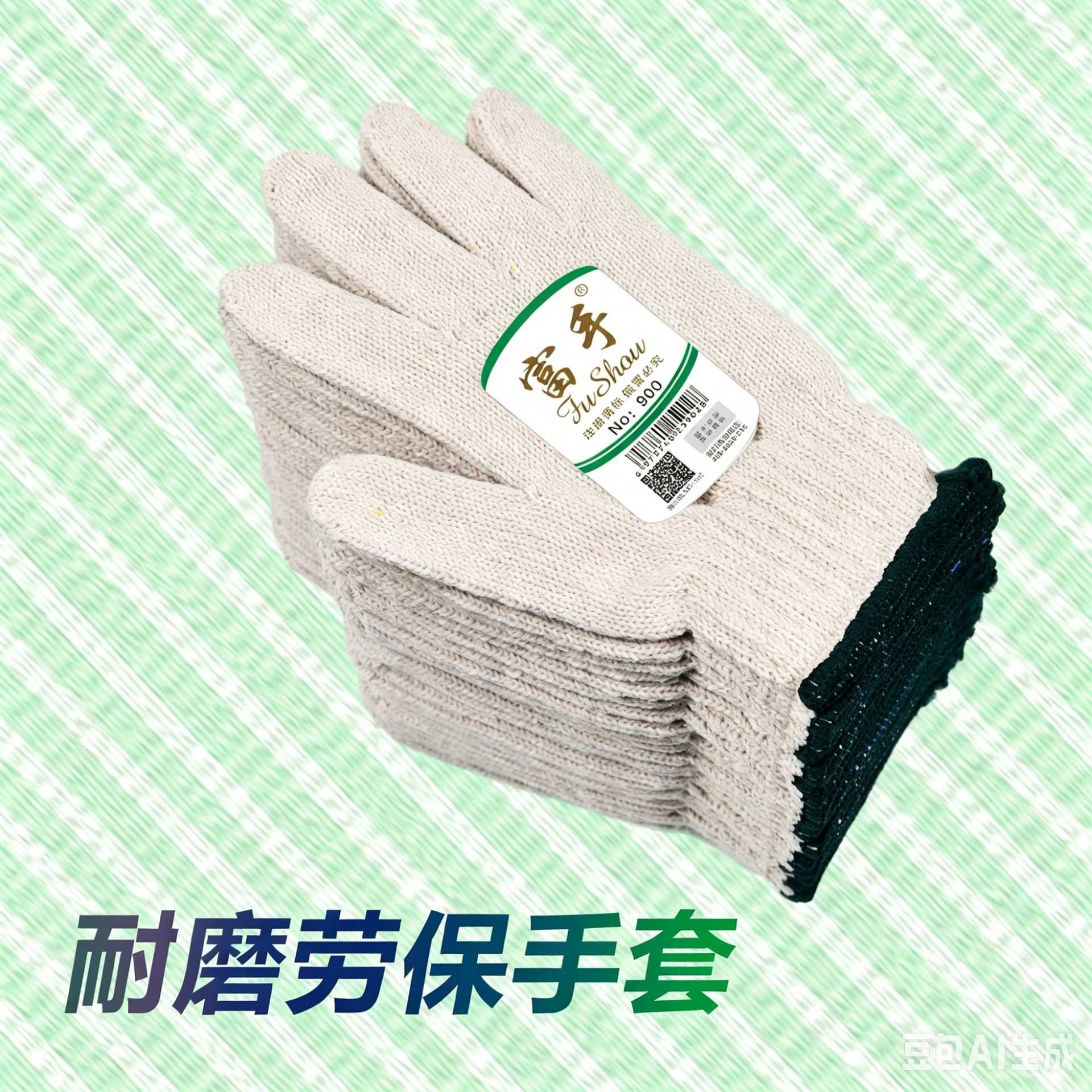 优质棉纱手套 工业纱手套 劳保手套本白手套900g防滑手套厂家