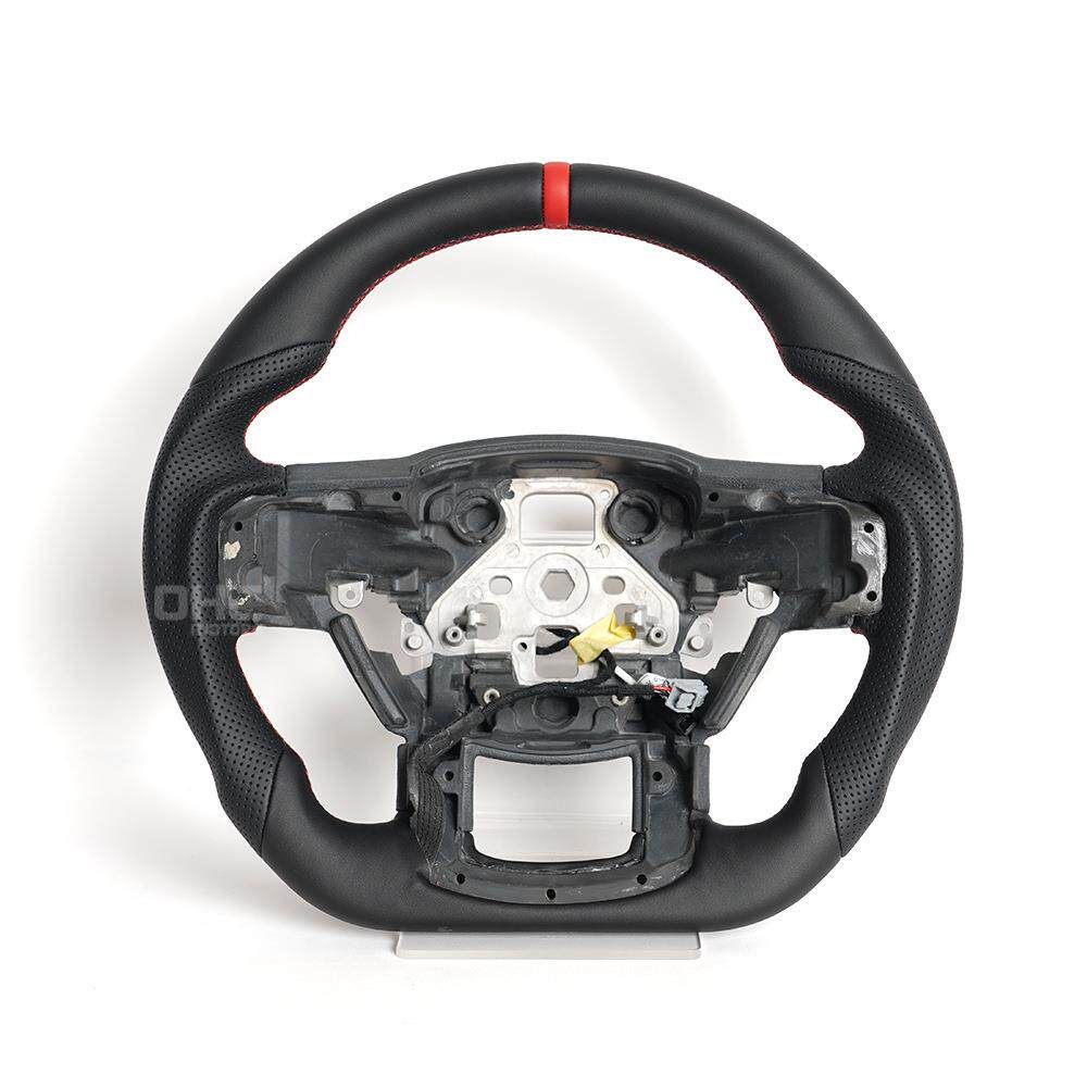 跨境热卖适用于15-20福特F150 raptor 猛禽全皮汽车方向盘改装