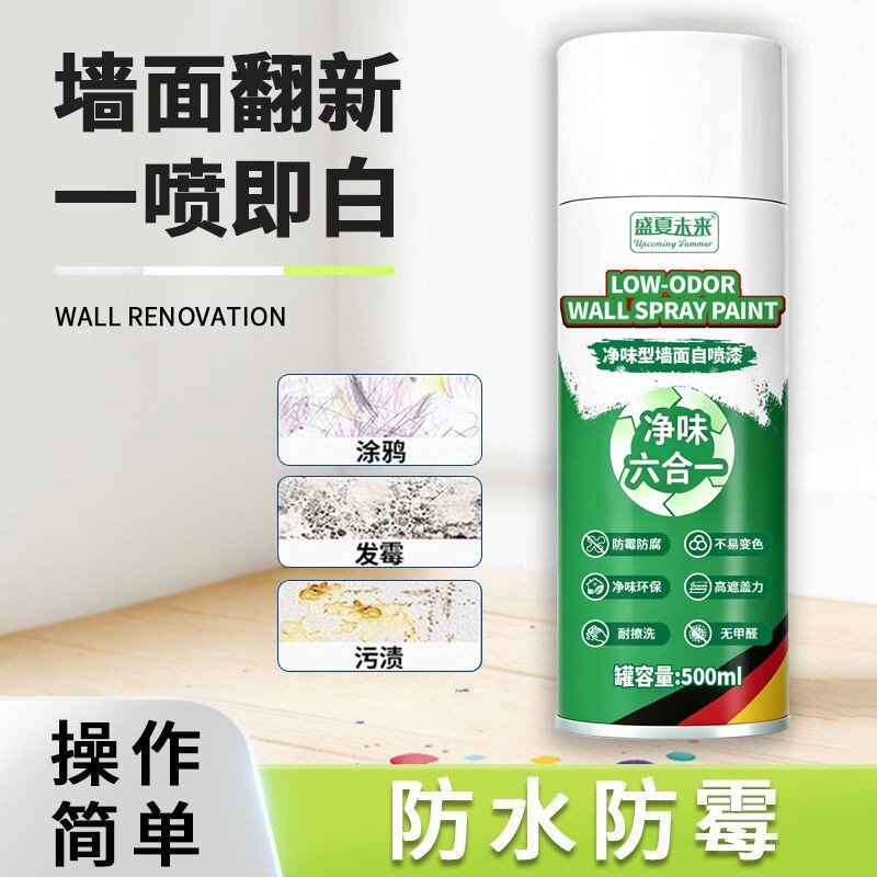 盛夏未来净味型墙面自喷漆室内涂自喷漆
