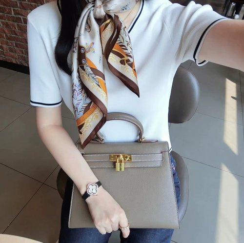 100%桑蚕丝【彩色羽毛】65方巾单面真丝丝巾时尚女士气质B057