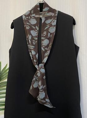 100%桑蚕丝【真丝乔其纱长条飘带集合】10x140cm丝巾韩版轻薄丝巾