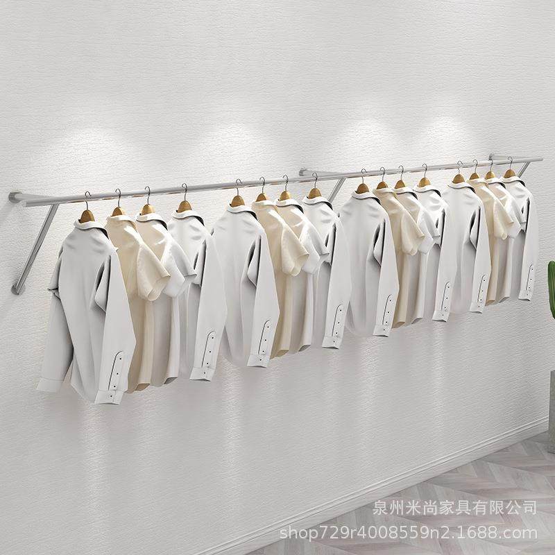 不锈钢服装店上墙展示架壁挂式挂衣架陈列架女装货架童装店挂衣杆,包装,五金配件包装,淘宝优惠券,粉丝福利购,淘宝优惠卷