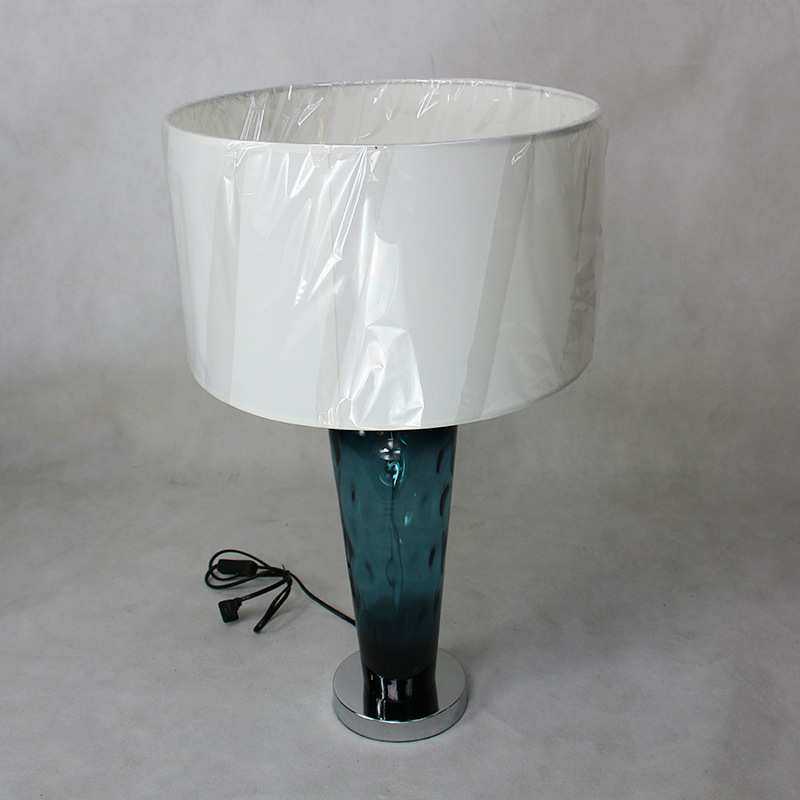 后现代简约大气非标工程定制酒店客房大厅大堂蓝色玻璃台灯艺术灯