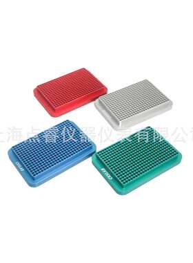 384孔 铝合金离心管架  PCR管架  384孔冰盒 低温冰盒适配384孔板