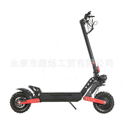 48V1000W舒适减震高续航成人代步踏板车锂电可折叠电动滑板车