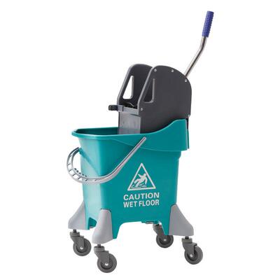 白云清洁AF08088挤水机拖把桶家用酒店商用31L下压式榨水车