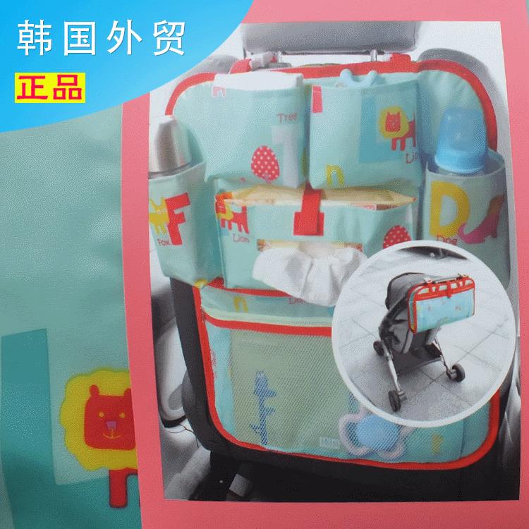 盛放儿童用品车座后背用窗帘挂包儿童车内用品挂包青岛厂家