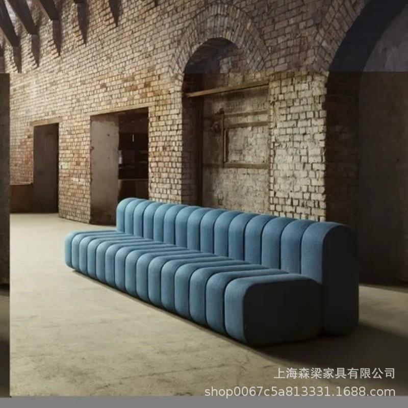 现代简约高颜值卡座沙发商场咖啡厅餐厅酒店包房休息区KTV酒吧