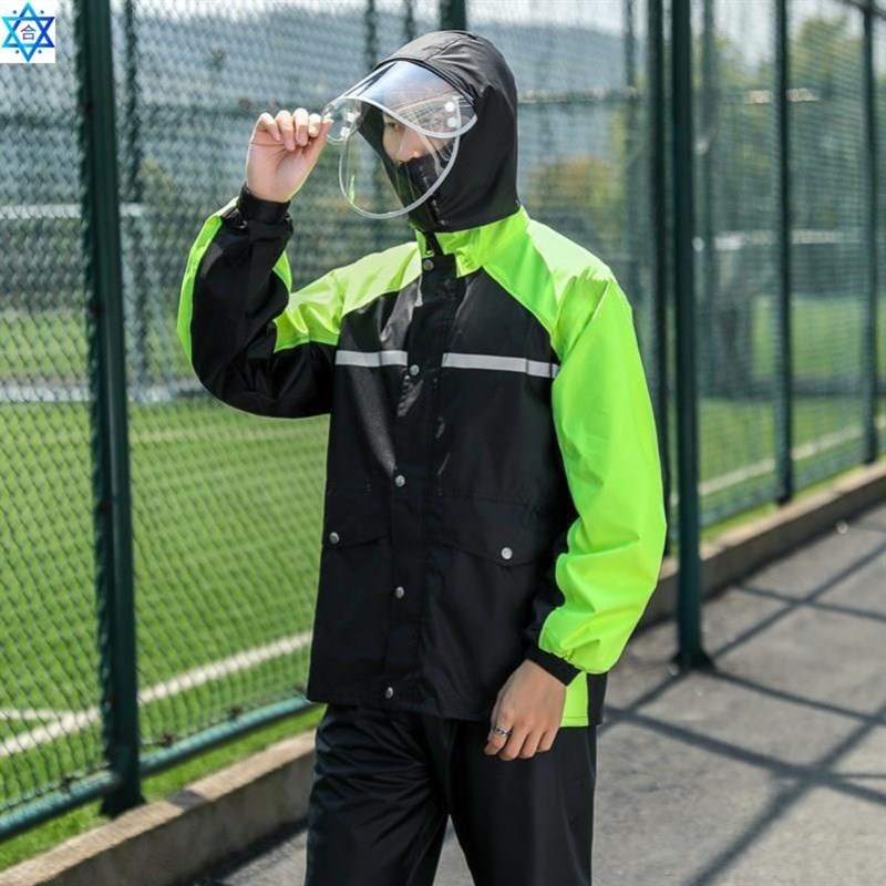Raincoat suit for fishing Equipment in rainy days Riding雨衣