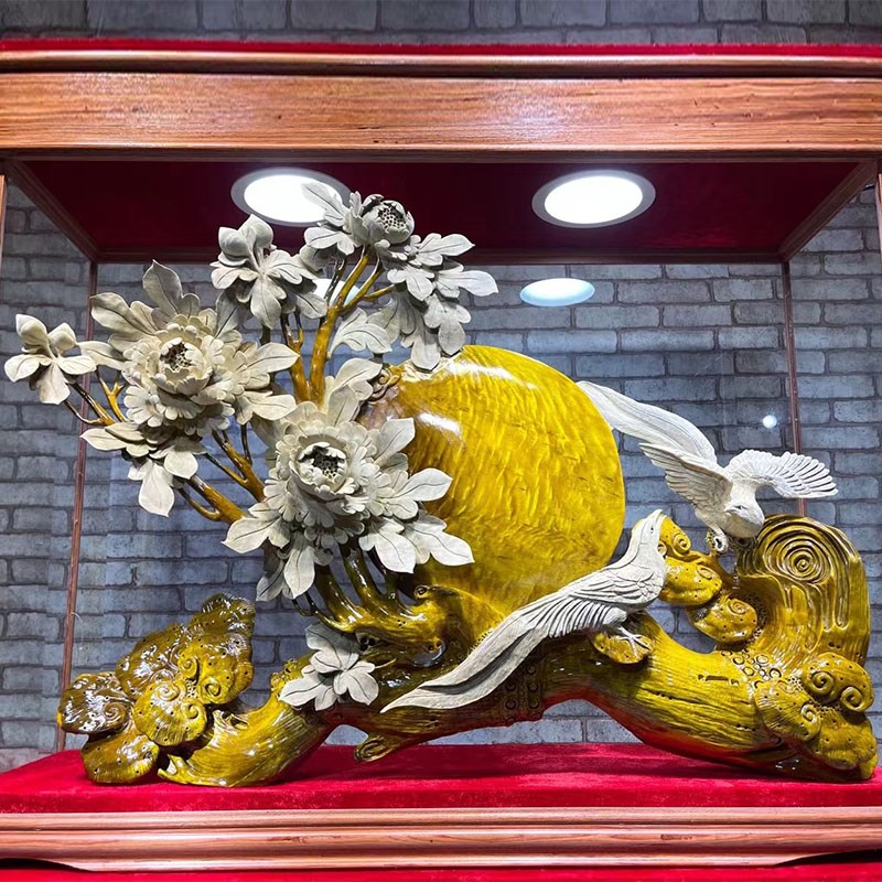 金丝楠木八骏雄风崖柏根雕八骏马山水人物黄杨木关公观音木雕摆件