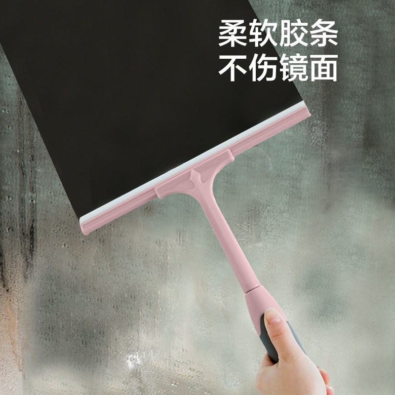 擦玻璃神器家用卫生间镜子台面刮水器硅胶刮板玻璃清洁专用擦窗器